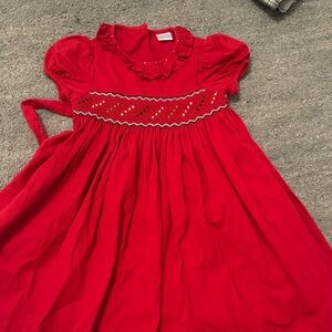 Edgehill Collection Charming Red Kids Dress